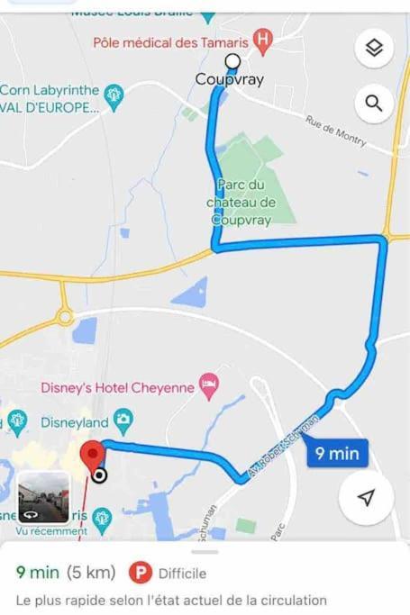 Duplex 6 Personnes Proche Disney A 5 Min En Voiture Coupvray Kültér fotó